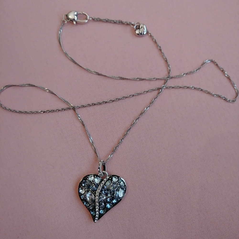 Brighton Blue Hearts Necklace